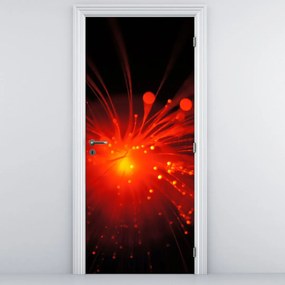 Fototapet pentru ușă - Scântei abstract (95x205cm)