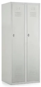 Dulap metalic, 60 x 50 x 150 cm, blocare, gri deschis - ral 7035