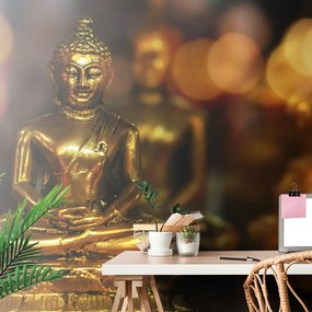 Tapet Buddha cu fundal abstract