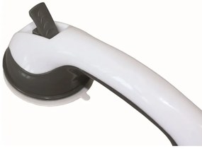 Bară pentru baie cu ventuze Spirella SAFE, albă,29 cm