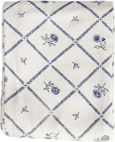 Față de masă din bumbac organic 140x240 cm albastru, „Lovisa"