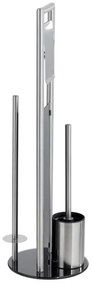 WENKO 24981800 - Set WC RAVINA, 20 x 70 cm, inox/argintiu