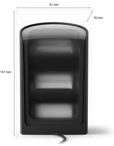 Philips - Lampă dimabilă LED RGBW Hue PLAY LED/20W/230V 2000–6500K neagră