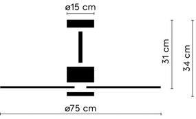 Plafonieră albă LED ø 15 cm Rainbow – SULION