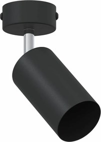 vidaXL Spot de tavan Negru 6 x 6 x 16 cm Metal