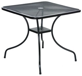 Masă de grădină metalică ZWMT-80 - pătrat 80 x 80 cm