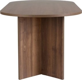 Masă de dining cu aspect de lemn de nuc 90x200 cm Sabella – Kalune Design