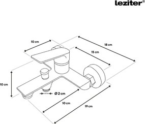 Auri robinet de umplere baie crom