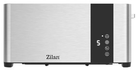 Prajitor de paine Zilan ZLN6234 Argintiun, ecran digital si tactil, putere 1400W, inox