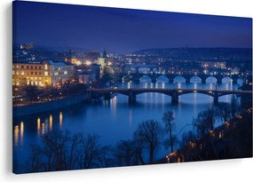 Tablou cu podurile din Praga (90x60 cm)