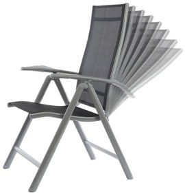 Set de gradina Orsino - 6 locuri, negru/gri