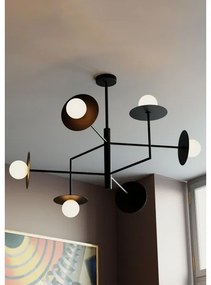 Lustră pe tijă Redo 01-2734 PLATO 6xG9/10W/230V negru