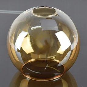 Lustră pe tijă FLEX 3xE27/60W/230V negru/negru fumuriu/bej fumuriu/transparent