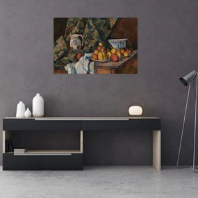 Tablou - Paul Cézanne, Still Life with Apples and Peaches, reproducere (90x60 cm)