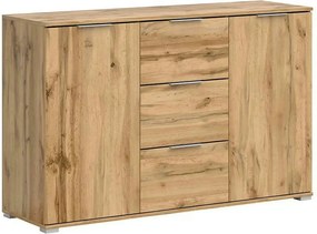 Comoda ZELE, stejar wotan, PAL laminat, 135x41x86 cm