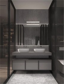 Aplica LED de perete pentru baie design modern WILLOW alb