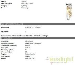 Aplica eleganta design LUX Greco 109534 HZ