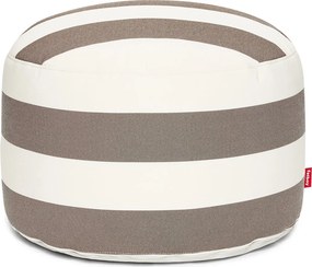 Puf mare pentru exterior Point, culori multiple - Fatboy Culoare: cacao cu dungi