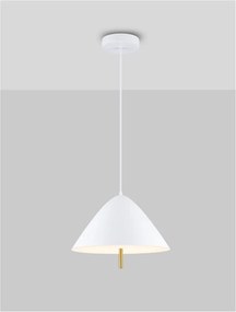 Lustra/Pendul LED design modern OROS alba