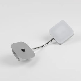 Lampă LED de perete cu priză, 3,2 W, 230 V, crom lucios