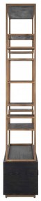 Biblioteca din stejar Hunter 120x222 cm