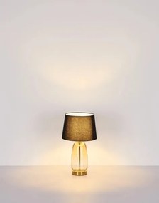 Globo 24142S - Lampă de masă CLASSY 1xE27/40W/230V negru/maro