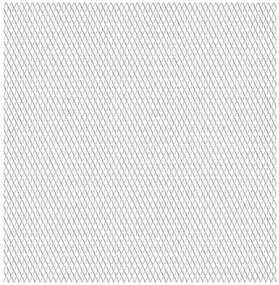 vidaXL Gard de sârmă grădină, 50x50 cm, 30x17x2,5 mm, oțel inoxidabil