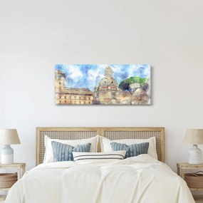 Tablou - Biserica Santa Maria di Loreto, Roma, Italia (120x50 cm)