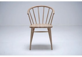 Scaun dining, natur, din lemn de stejar, Celeste