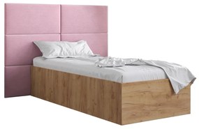 Zondo Pat de o persoană cu tăblie tapițată 90 cm. 1045905