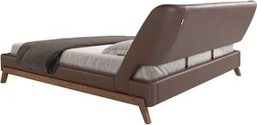 Pat dublu design LUX Brown 180x200cm