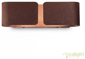 Aplica perete moderna CLIP AP2 SMALL CORTEN 187365