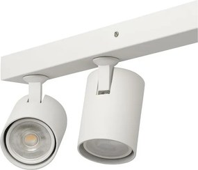 Plafoniera liniara alba cu 6 spoturi EXO 6, 200cm