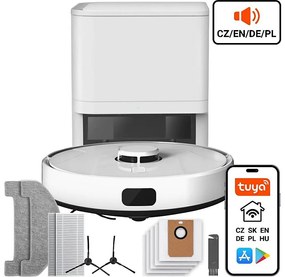 TESLA Electronics RoboStar - Aspirator robot 2în1 2600 mAh Wi-Fi alb
