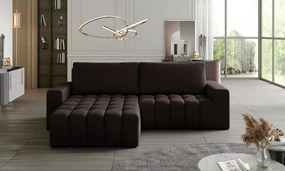 Coltar extensibil cu spatiu pentru depozitare, 250 x 175 x 92 cm, Bonett L1, Eltap (Culoare: Gri inchis)