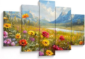Tablou - Peisaj pictat (150x105 cm)