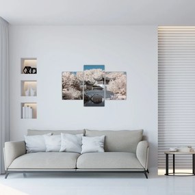 Tablou - pomi înfloriți în Asia (90x60 cm)