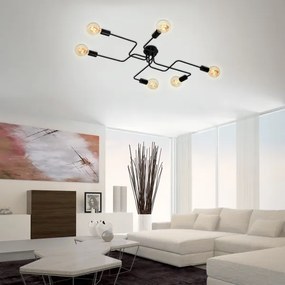 Lustră aplicată Briloner 2887-065 FARETTO 6xE27/60W/230V