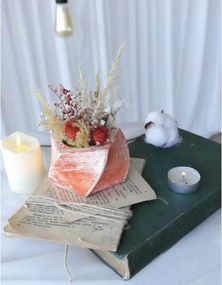 Ghiveci decorativ cu flori artificiale, homs seria A620,17x5.5x9 cm,30350