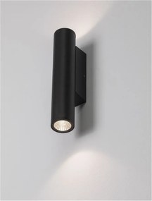 Aplica exterior cu iluminat sus si jos LED 2700K IP65 TORRIN antracit