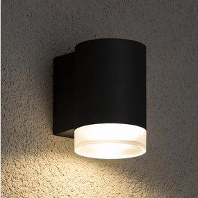 Brilagi - Aplica de perete LED RGBW MATERA pentru exterior 1xGU10/6W/230V negru IP54