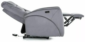Fotoliu recliner Kronos velvet gri Blu14