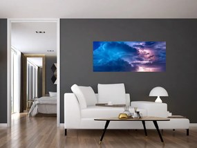 Tablou cu nori (120x50 cm)