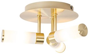 Plafonieră modernă pentru baie din alamă cu 3 lumini IP44 - Bath