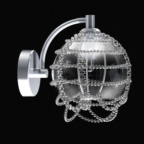 Aplica de perete moderna Vision, design LUX cristal ROSÃE BALL