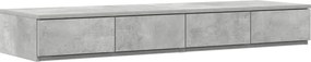 vidaXL Sertare pentru pat cu sertar Gri din beton 120 x 36,5 x 16,5 cm