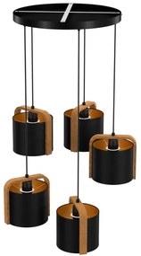 Lustră pe cablu JONKO 5xE27/60W/230V