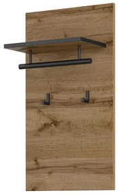 Panou cuier Crossroad H N03 (stejar wotan + negru). 1118191