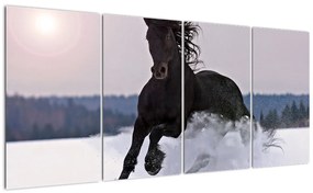 Tablou - cai în zăpadă (160x80cm)