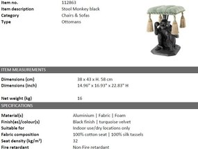 Taburete LUX design deosebit Monkey 112863 HZ